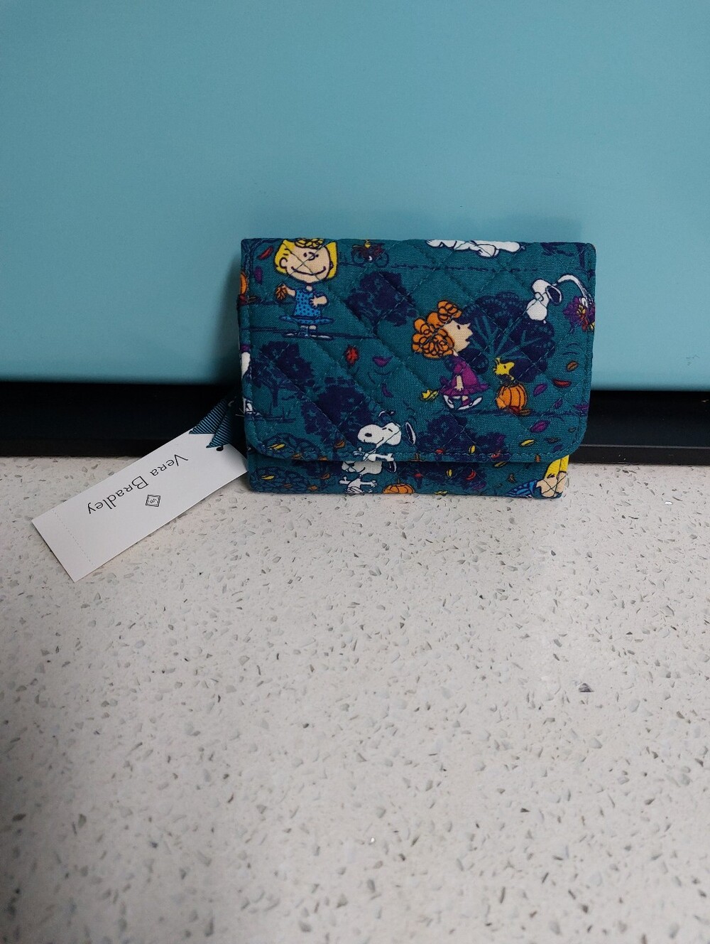 Fall For Peanuts Snoopy RFID Riley Wallet NWT